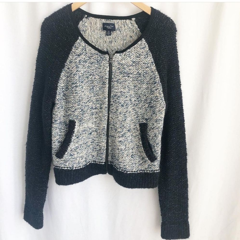 American Eagle Outfitters knit zip up